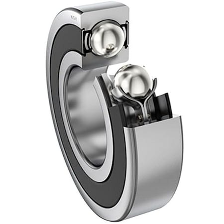 Nsk Single Row Ball Bearing; 1 in. Bore; 2 in. Outside Diameter; 1/2 in. Outer Race width R16VVC3